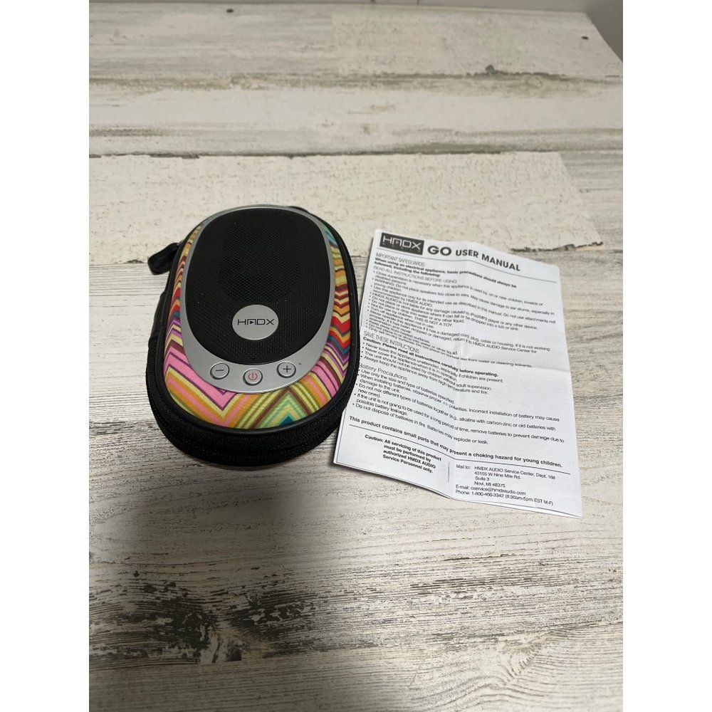 HMDX GO portable audio speaker